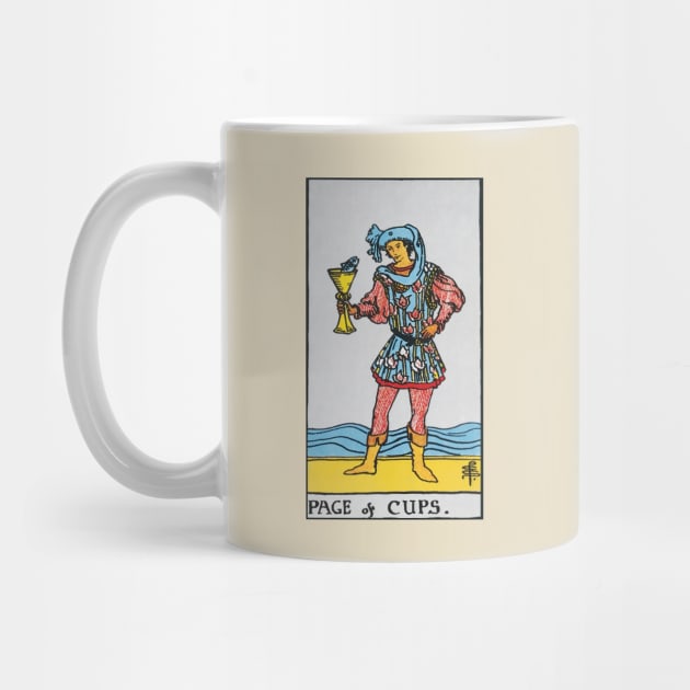 Page of cups tarot card by Nate's World of Tees